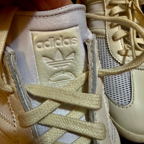 Adidas Cream and White Women's Sneakers - Picture 3 of 7